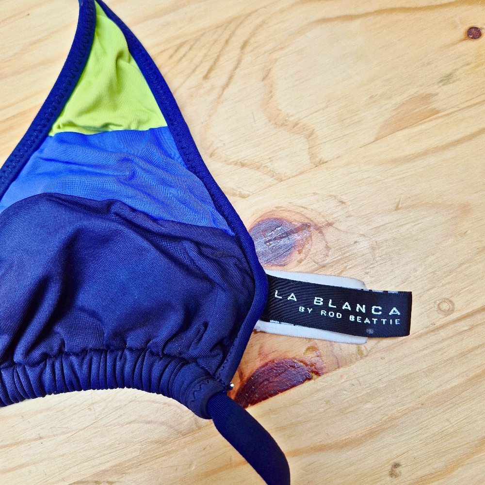 Colorful Triangle Bikini Top - Picture 3 of 5